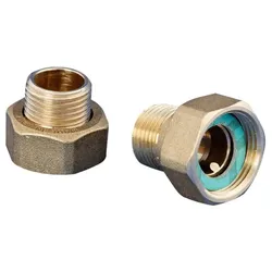 Wilo Verschraubung 1/2" AG/15i x 1" IG 4092743 1 Satz, für Zirkulationspumpe
