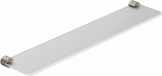 Kludi VELA R Glasablage 58973N5 Stainless Brushed Nickel PVD