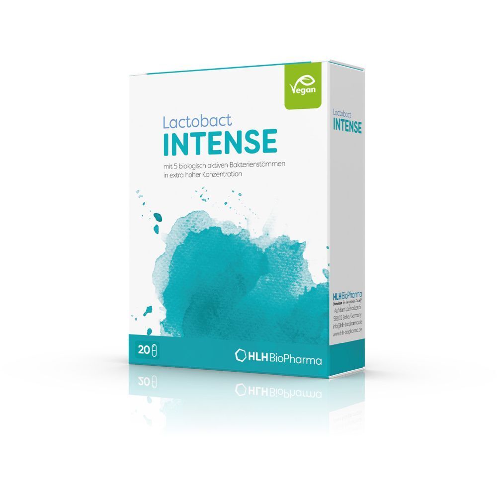 Lactobact Intense magensaftresistente Kapseln 20 St magensaftresistent