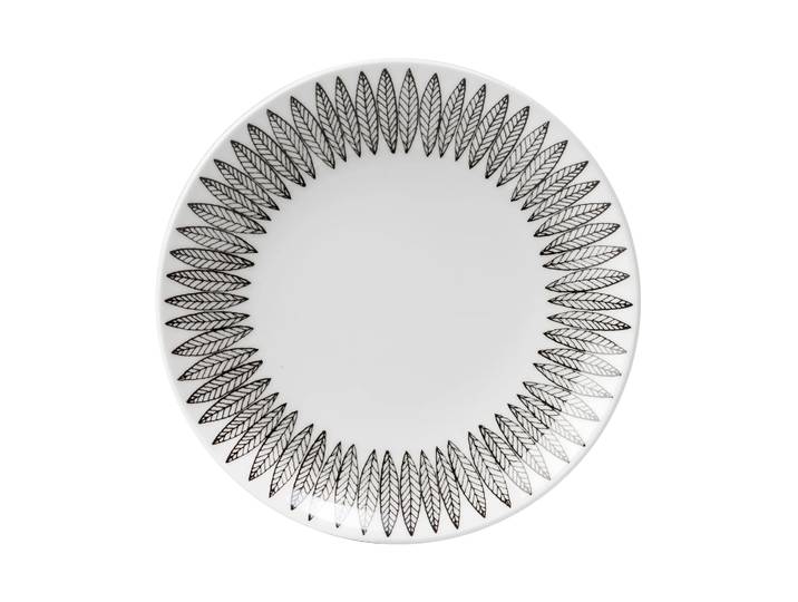 Gustafsbergs Porslinsfabrik Assiette Svart Salix Ø 22 cm
