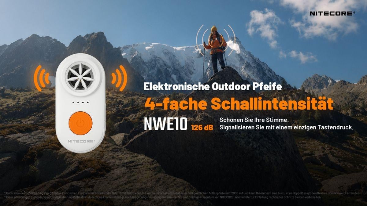 Nitecore NWE10 elektronisch noodsignaalapparaat