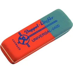 GUTENBERG Radierer Doppel-Läufer Universal 75x24x10mm