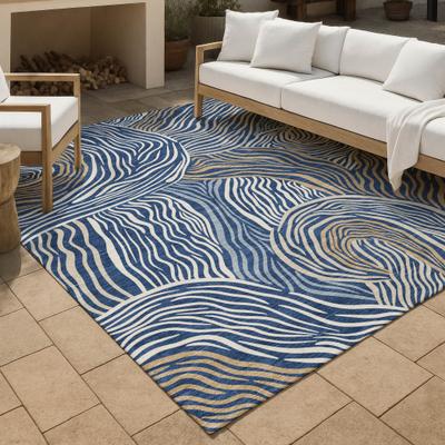Addison Rugs Machine Washable Indoor/ Outdoor Modern Cortez Chantille Rug