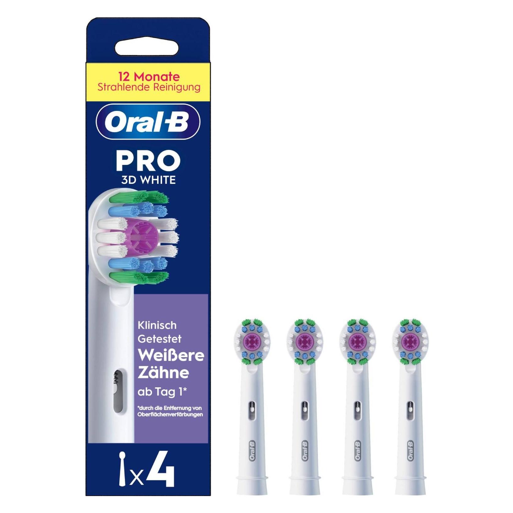 Oral-B Pro 3D White 4er Aufsteckbürsten (4x) (015479)