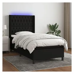 vidaXL, Boxspringbett, Alexandria (Knopfheftung Design) (90 x 200 cm)