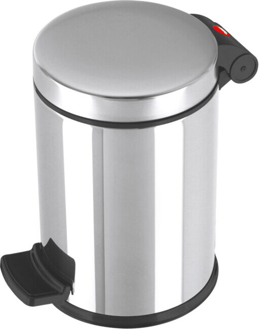 Hailo Poubelle à pédale ProfiLine Solid 4 inox (0704-060)