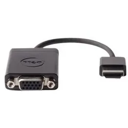 Dell Videoanschluss HDMI (M) bis HD-15 (VGA) (W), Video Adapter, Schwarz