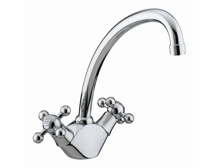 Bristan RG SNK EF C Regency Easyfit Küchenarmatur mit schwenkbarem Auslauf, Chrom