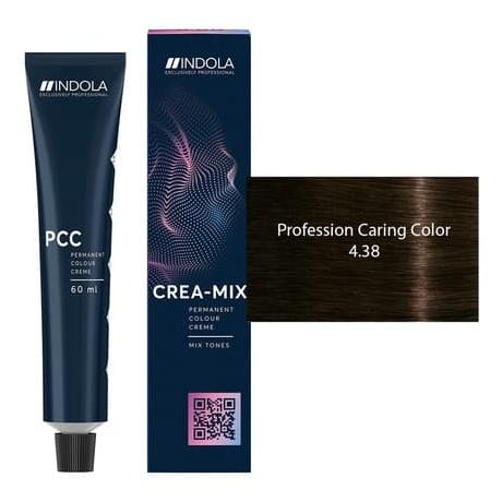 Indola Profession Caring Color 4.38 60ml (4.38 Mittelbraun Gold Schoko) (4045787928860)