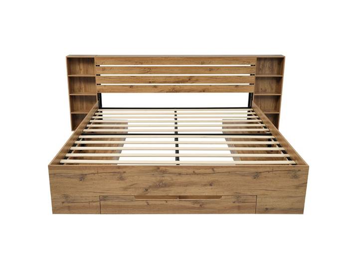 Lit queen en MDF avec éclairage LED