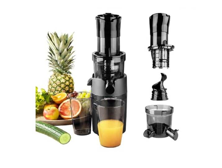 GASTROBACK 40146 Slow Juicer Vita Fresh der beste Slow Juicer für Cold Press Saft, Schwarz