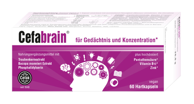 Cefak KG CEFABRAIN Hartkapseln 26 g 16938412