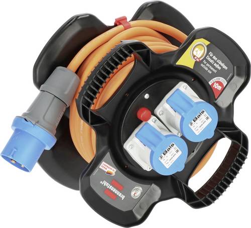 Brennenstuhl 1169730101 Camping-Kabeltrommel 10m CEE-Stecker 16A 3polig
