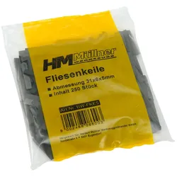 BW-FKE5 Fliesenkeile spitz 250 Stk. 31x6x5mm