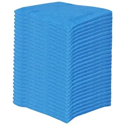Küchentuch CHICOPEE Lavette Super Reinigungstücher blau 51x36 cm, 25 Stück-Pack, antibakterielle Wirkung