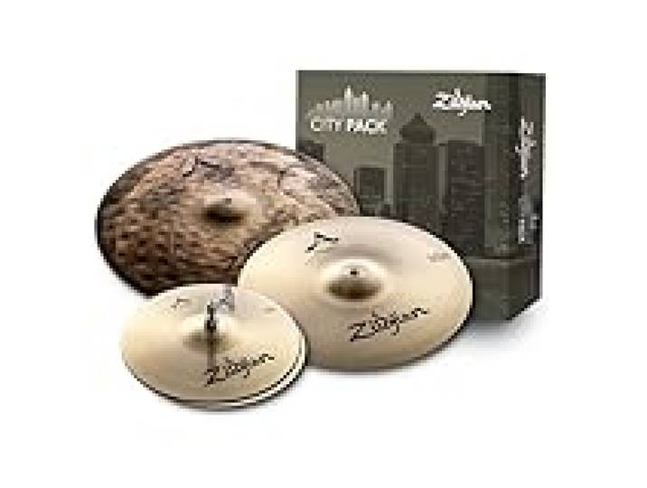 Zildjian A Zildjian Series City Cymbal Box Set - 12 New Beat Hi-Hats, 14 Crash, 18 Uptown Ride