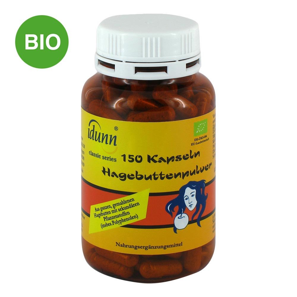 Idunn Naturprodukte Hagebuttenpulver Kapseln 02887993