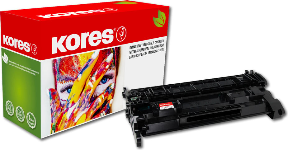 Kores G2540HCRB Tonercartridge, vervangt HP CF287X, zwart
