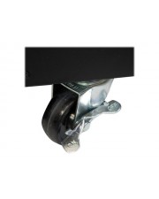 StarTech.com Mobiles Server Rack mit Griffen 9HE Schrank Schwarz 9U 58,4 cm 23" (RK960CP)