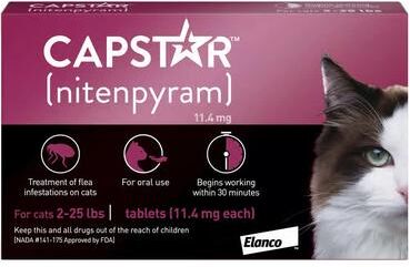 Capstar Cats 2 - 25 Lbs 6 Tablet