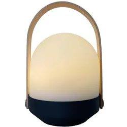 Lumisky, Gartenbeleuchtung, AURA kabellose, tragbare Lampe – dimmbares warmweisses LED-Licht – Bambusgriff