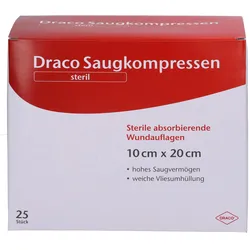 Dr. Ausbüttel & Co., Verbandsmaterial, Saugkompressen steril 10x20cm, 25 St KOM