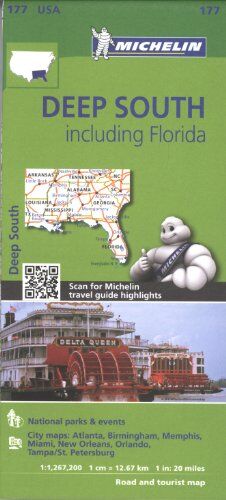 Michelin - Michelin USA Deep South Including Florida Map 177 (Michelin Zoom USA Maps) - Preis vom 13.10.2026 19:28:25 h