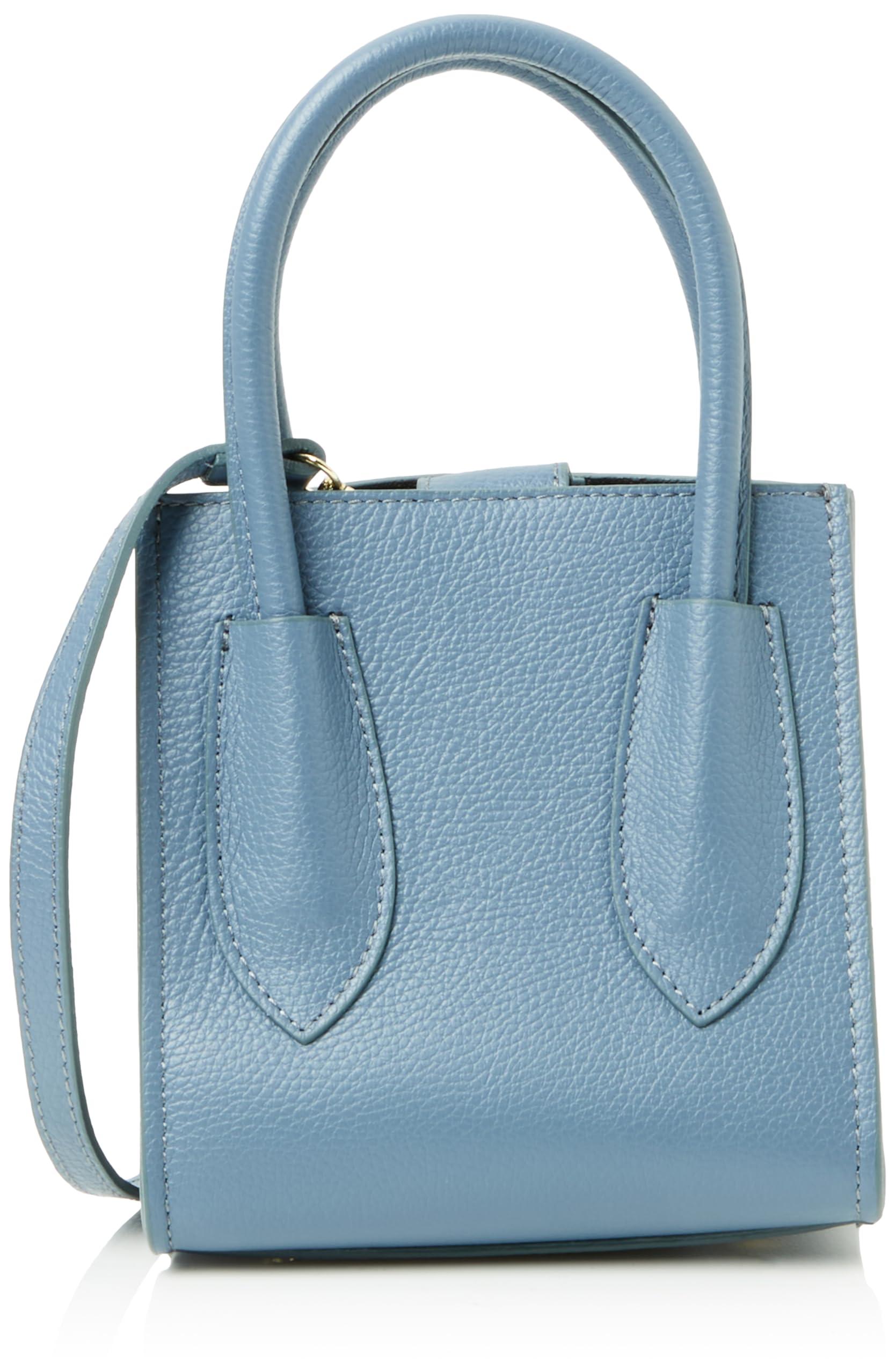 NAEMI Damen Handtasche 85890-DO-N0 Hellblau one size 100% Leder