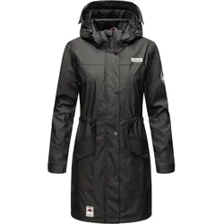 NAVAHOO Damen Outdoorjacke modischer Outdoor Regenmantel Deike