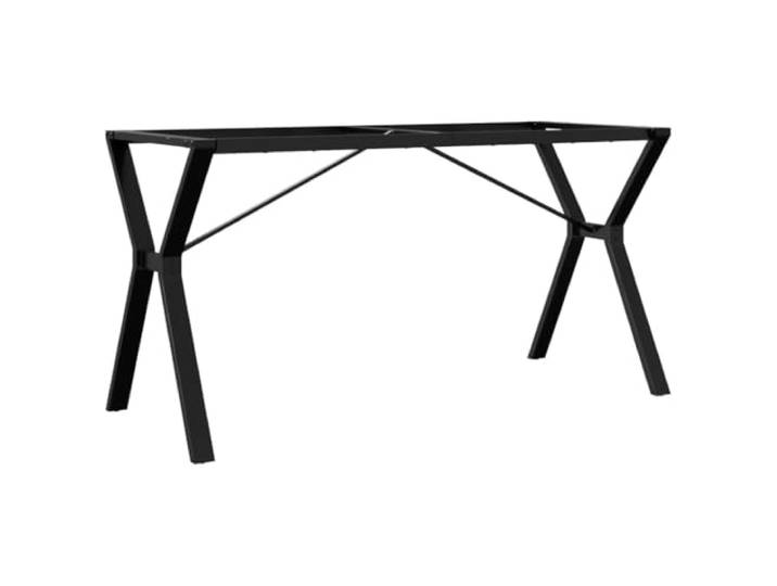 HGPOTUY Esstisch-Gestell Y-Form 140x60x73 cm Stahl Pulverbeschichteter Stahl, Industrial Style, Montageplatte mit vorgebohrten Löchern, nur Tischbeine