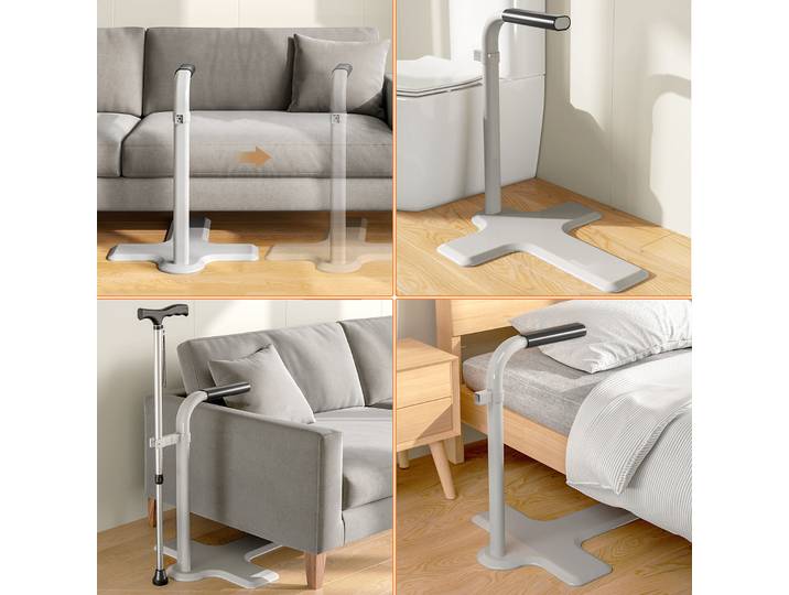 Support d'assistance de canapé de chaise pour personnes âgées, aide d'aide au canapé avec canne à hauteur réglable, aide au support, aide au levage suffisant