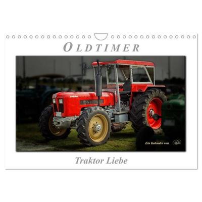 Oldtimer - Traktor Liebe (Wandkalender 2026 DIN A4 quer), CALVENDO Monatskalender