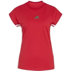ADIDAS Damen Shirt ESSENTIALS 3-STREIFEN SINGLE JERSEY, Größe S in Rot Rot