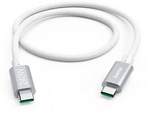 Hama USB-C Kabel USB 3.2 Gen1 USB-C Stecker 1.5m Weiß 00201721