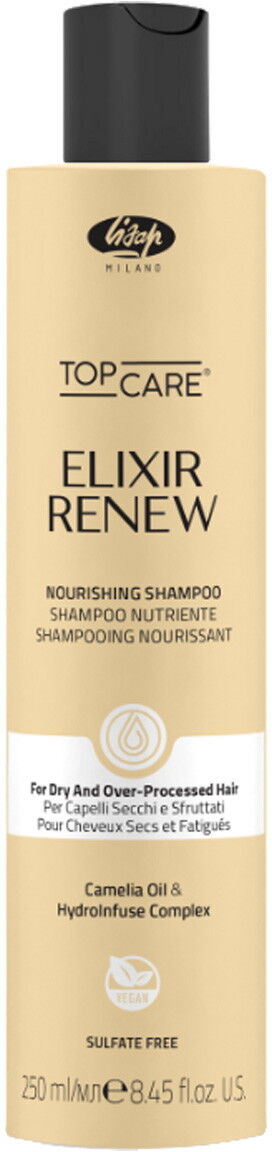 250ml Lisap Top Care Elixir Renew Nourishing Shampoo
