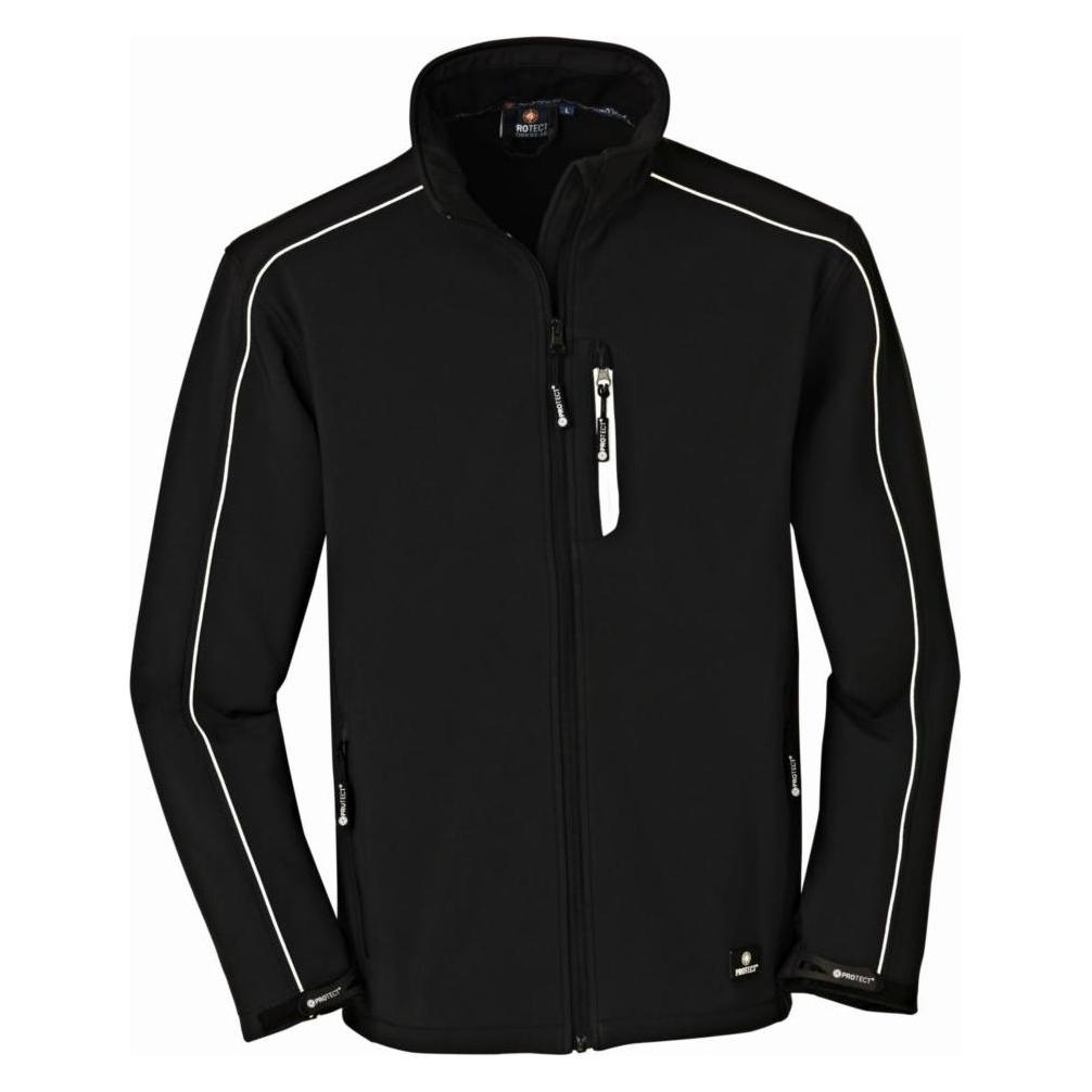BIG Arbeitsschutz Herren Softshelljacke OHIO schwarz Groesse XL (XL) (10005572217014)
