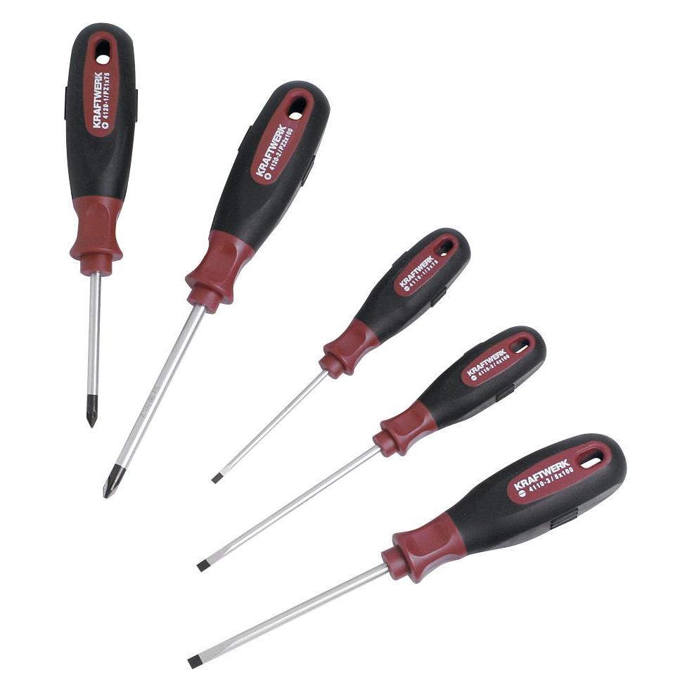 Kraftwerk ergokraft Schraubendrehersatz (Schlitz) (4163)