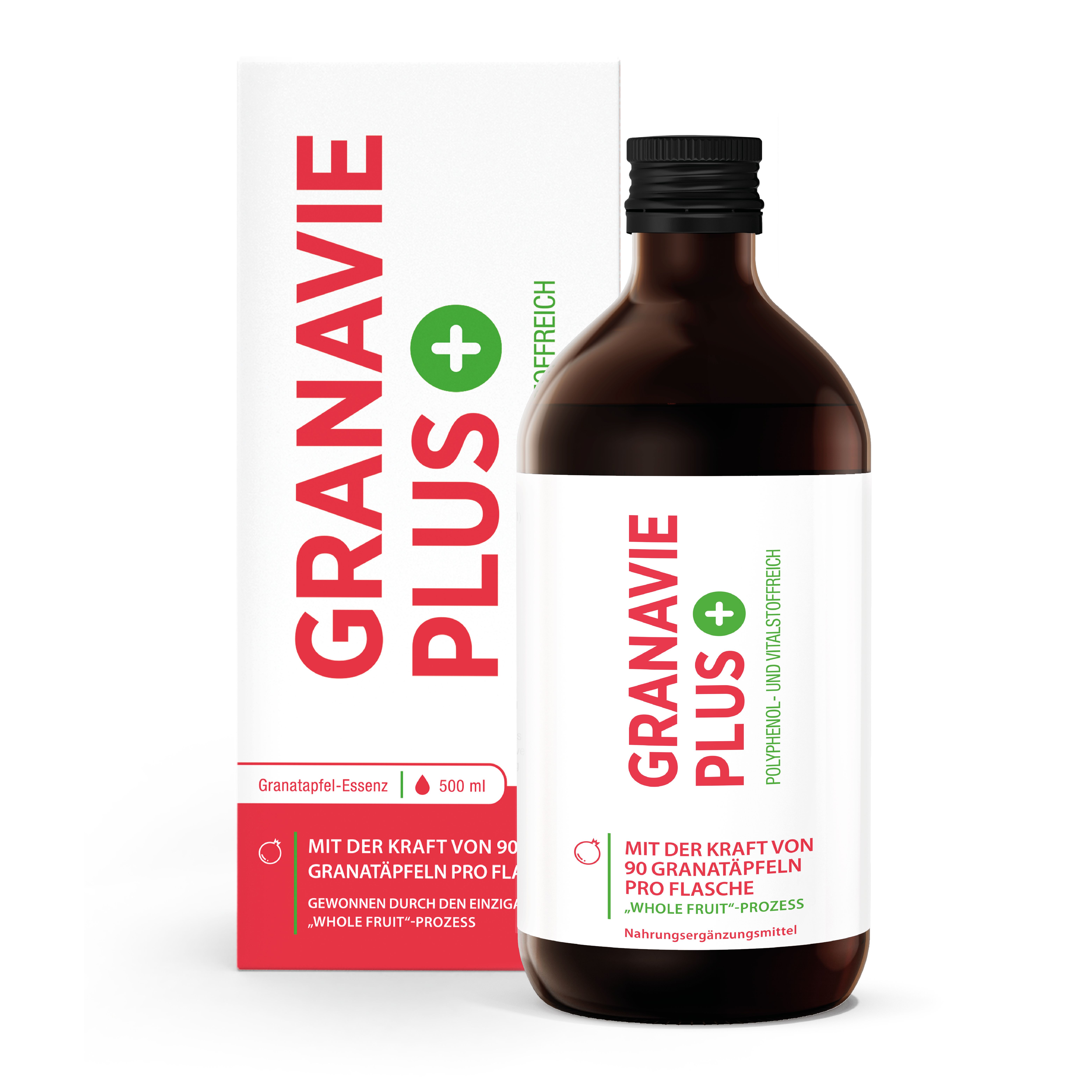 Granavie Plus Granatapfel Polyphenole Bio Konz. 500 ml Konzentrat