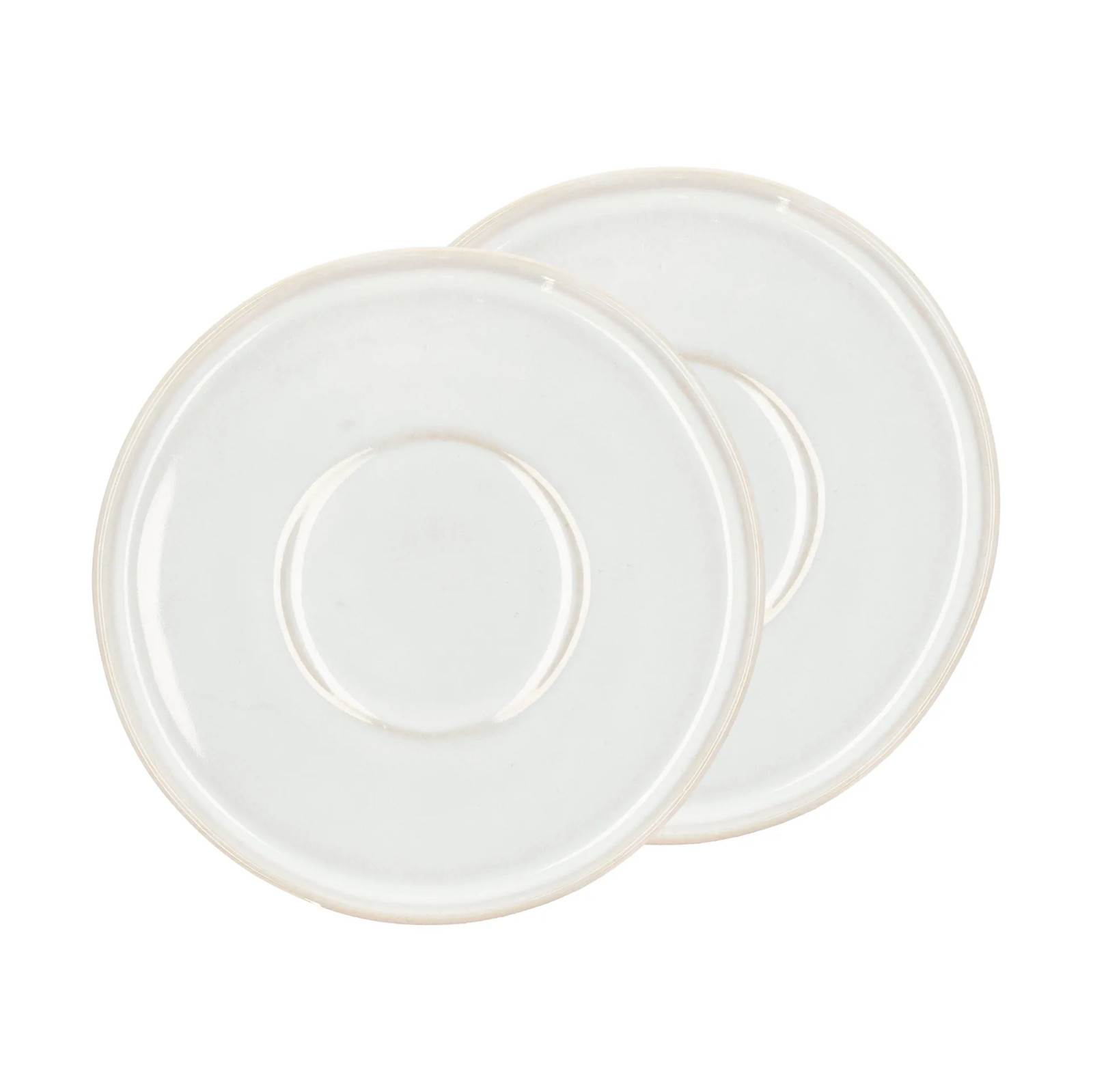 Villa Collection Styles theeschotel 2-pack Cream white Ø13 cm
