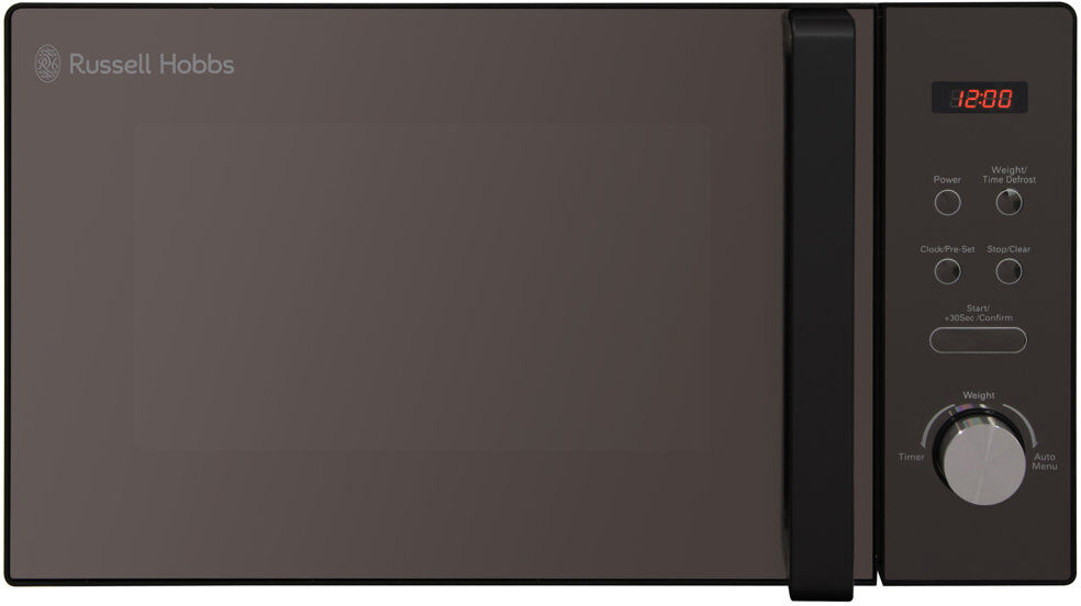Russell Hobbs 20 L 800W Countertop Microwave Black 25.8cm H X 44cm W X 35.9cm D
