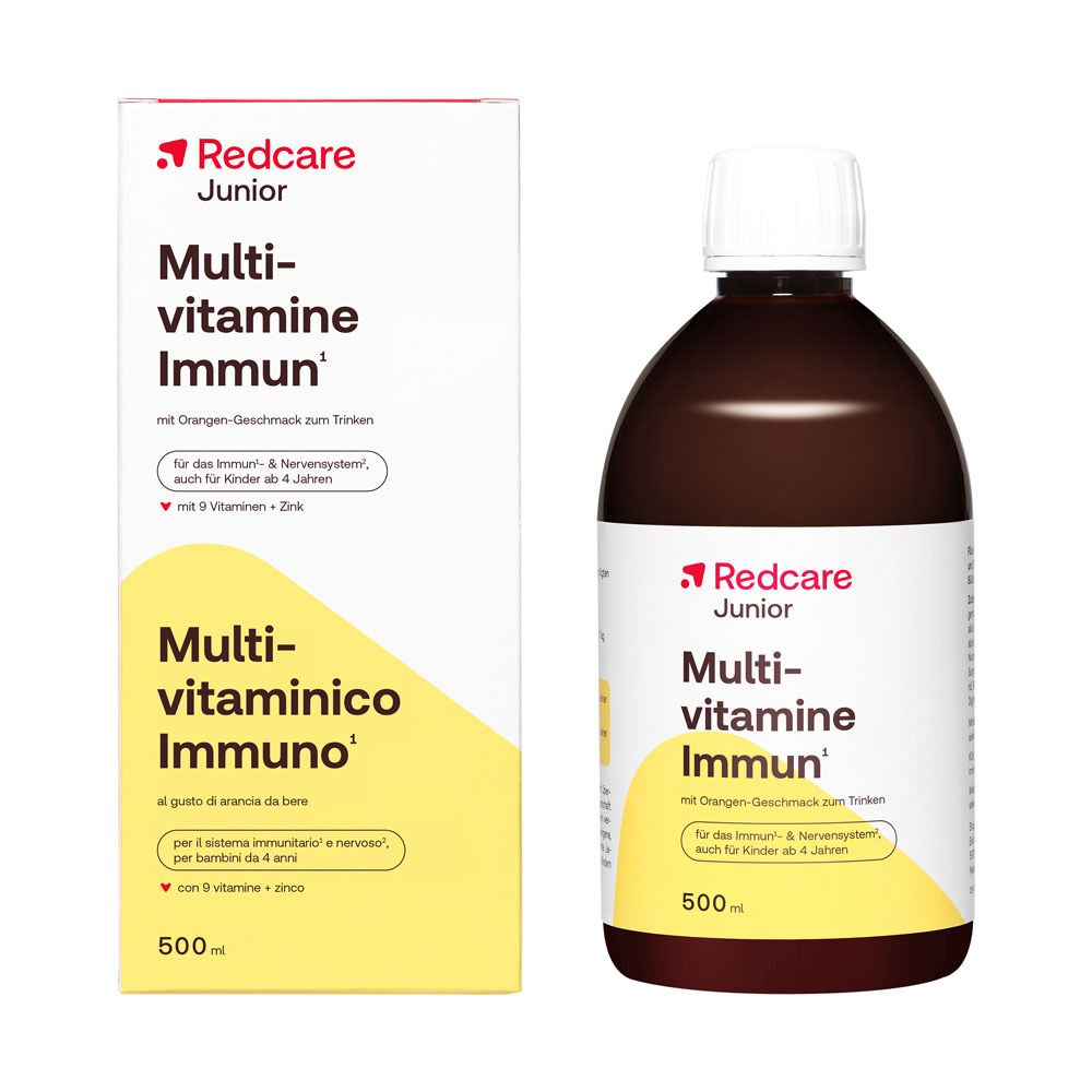 Redcare Junior Multivitamine Immun Flüss.z.E. 500 ml Flüssigkeit zum Einnehmen
