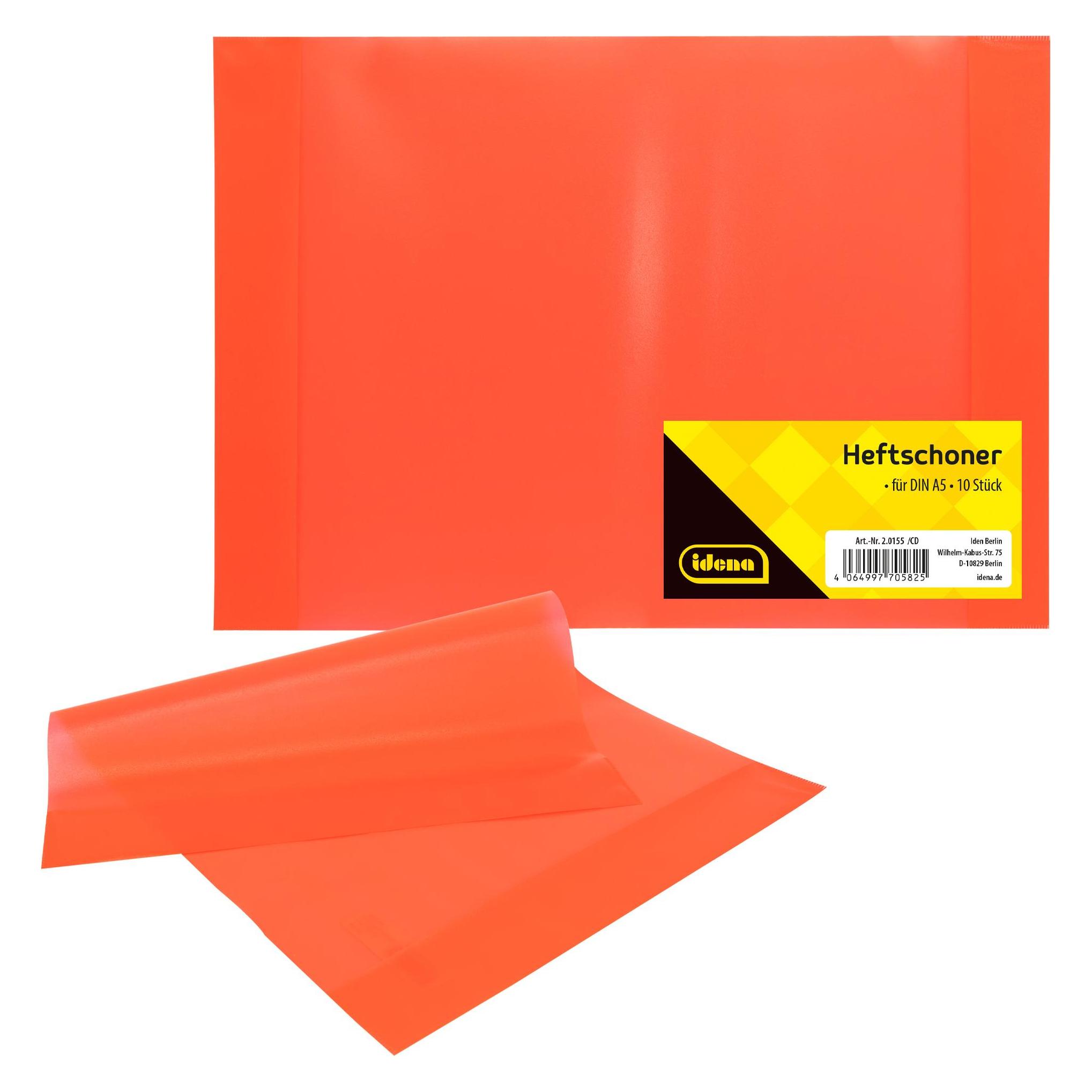Idena Heftschoner A5 transparent rot (A5) (46642984)