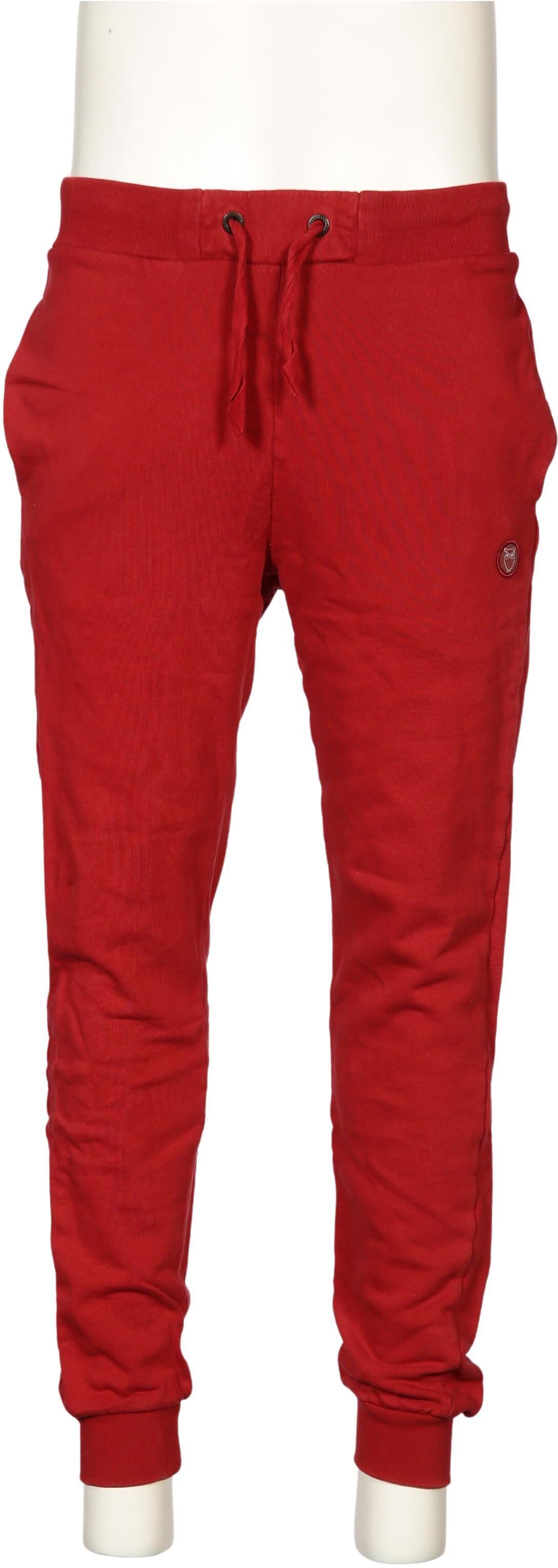 Knowledge Cotton Apparel Herren Stoffhose, Rot, Gr. M, Baumwolle - Second Hand