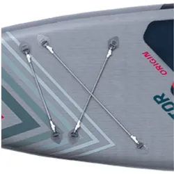 Gladiator SUP Gummiband zuschneidbar grau 1m