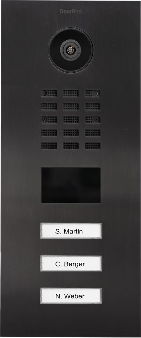 DoorBird D2103V IP Telefon Edelstahl V4A Titan-Optik