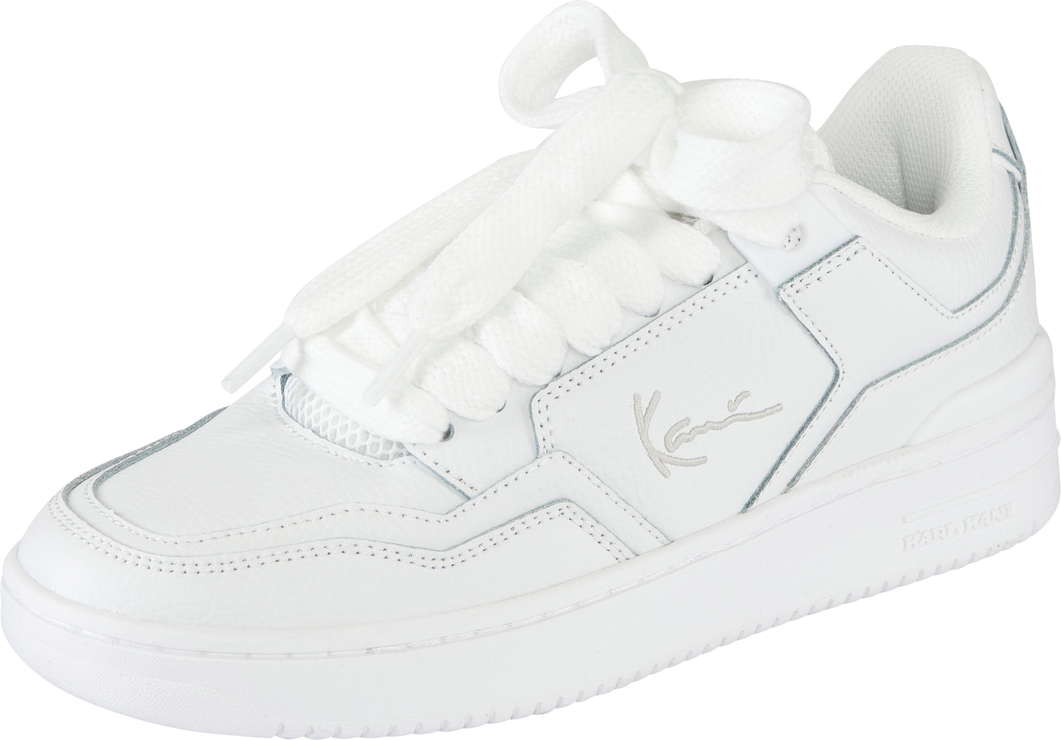 Sneaker KARL KANI "LXRY SK8`26", Damen, Gr. 39, weiss (weiß, weiß), Leder, Schuhe Sneaker weiß, weiß 39