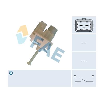 FAE Bremslichtschalter 24820 für Ford