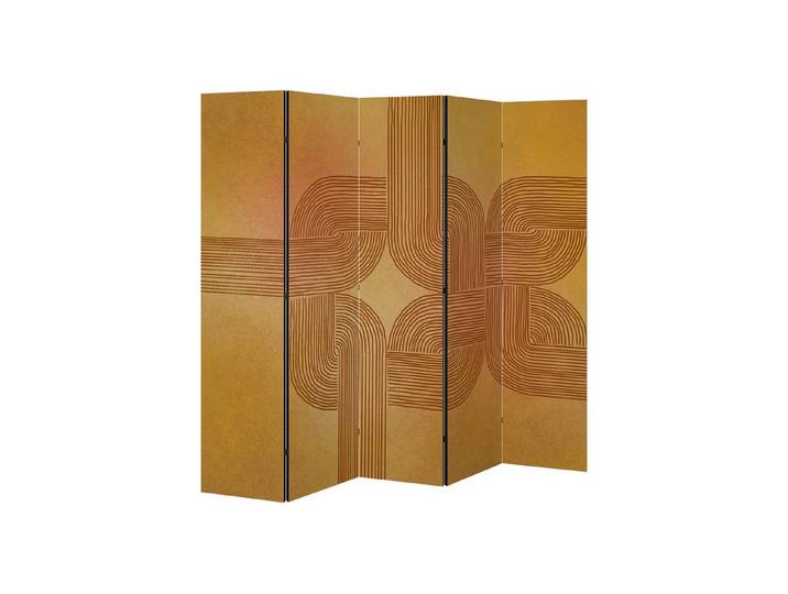 SPACEREBELS Paravent STRENGTHENING RELATION (5 St), Raumteiler mit 5 Paneelen, einseitig bedruckt, 190 x 168 cm