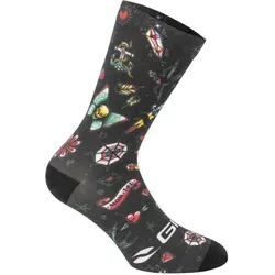 Gist, Unisex, Sportsocken, Comics (38 - 42), Grau, Schwarz