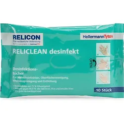 HellermannTyton Feuchttücher Reliclean RELides-CO-WH (VE10)